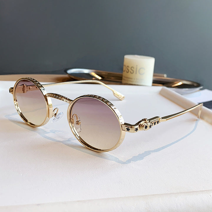 Damen Elegante Sonnenbrille mit filigranen Details Karnz