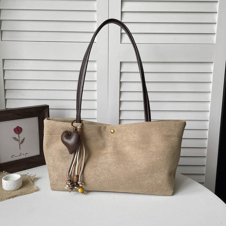 Wildleder Schulter Tote Bag Karnz