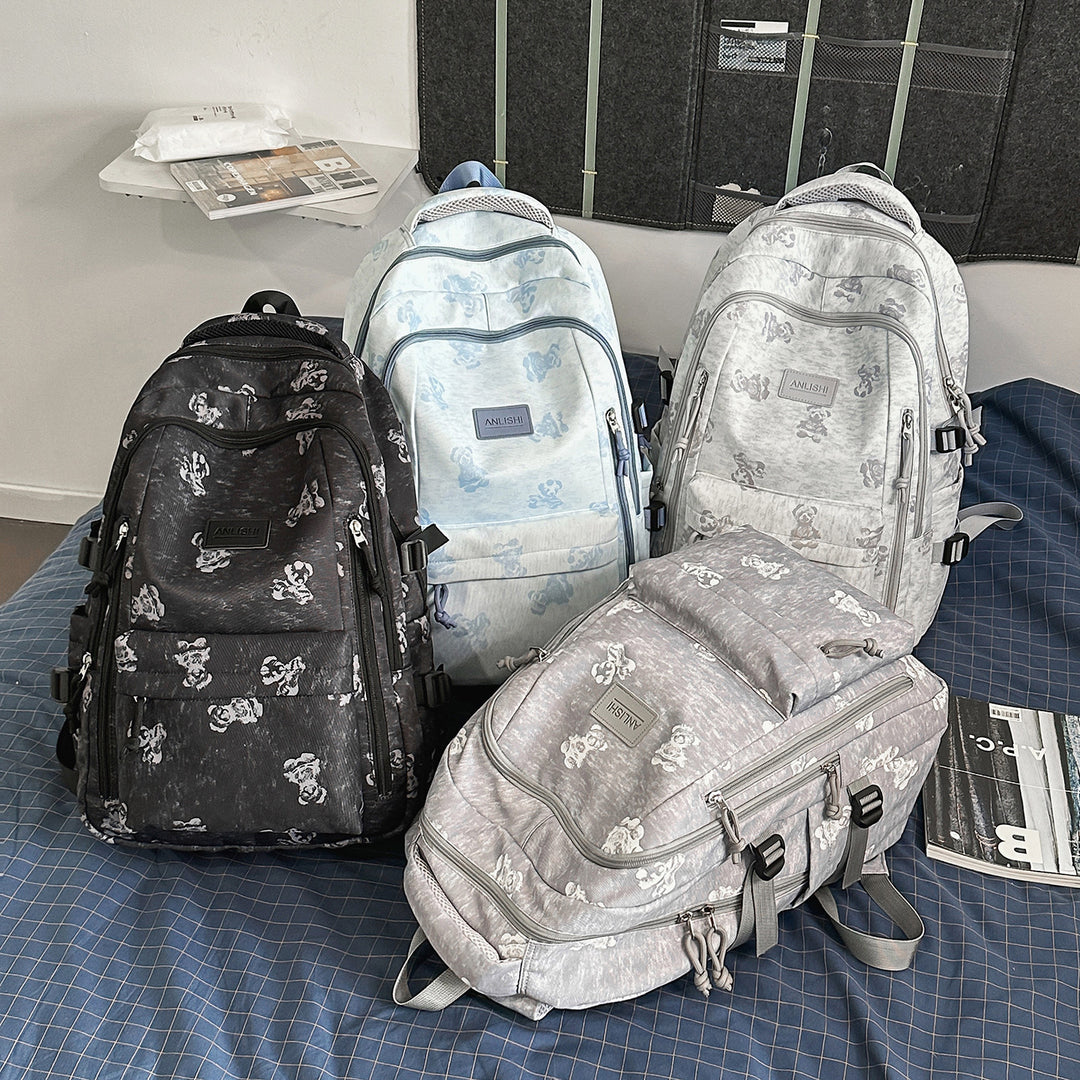 Stylische Blumenmuster-Rucksack Karnz