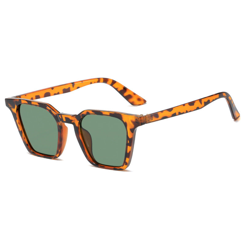 Damen quadratische Sonnenbrille mit markantem Schilddesign und UV-Schutz Karnz