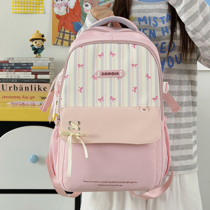 Verspielt bedruckter Rucksack Karnz