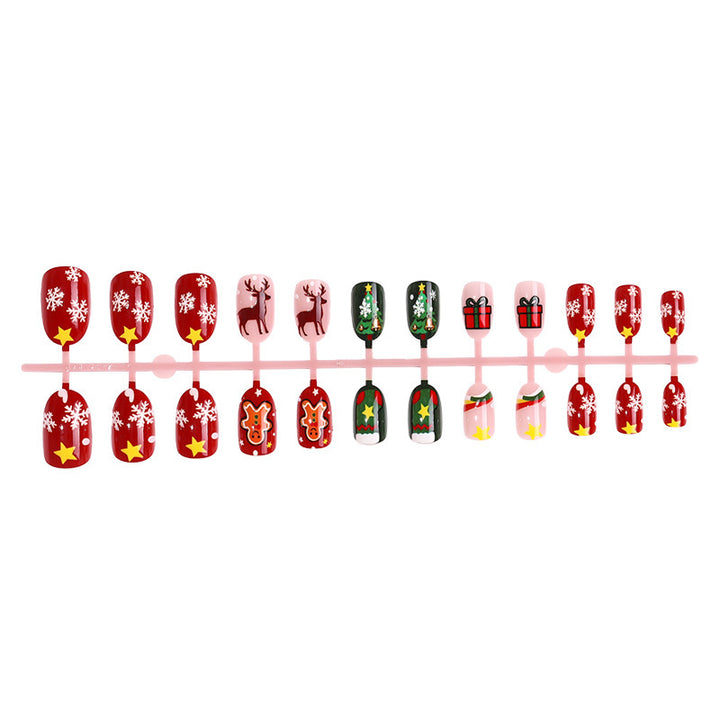 Kreatives Weihnachtskunstnagelset Karnz