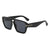 Damen moderne quadratische Sonnenbrille Karnz