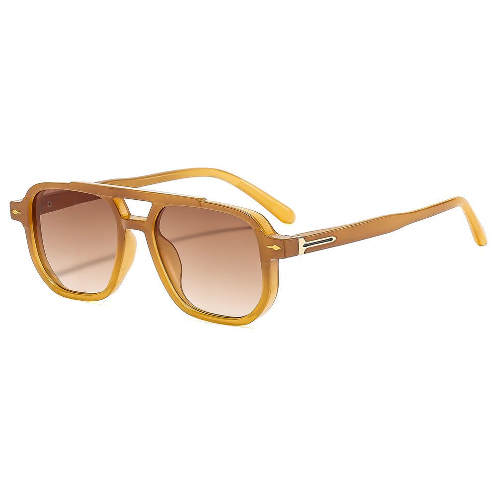 Damen modische Sonnenbrille mit extragroßem Rahmen Karnz