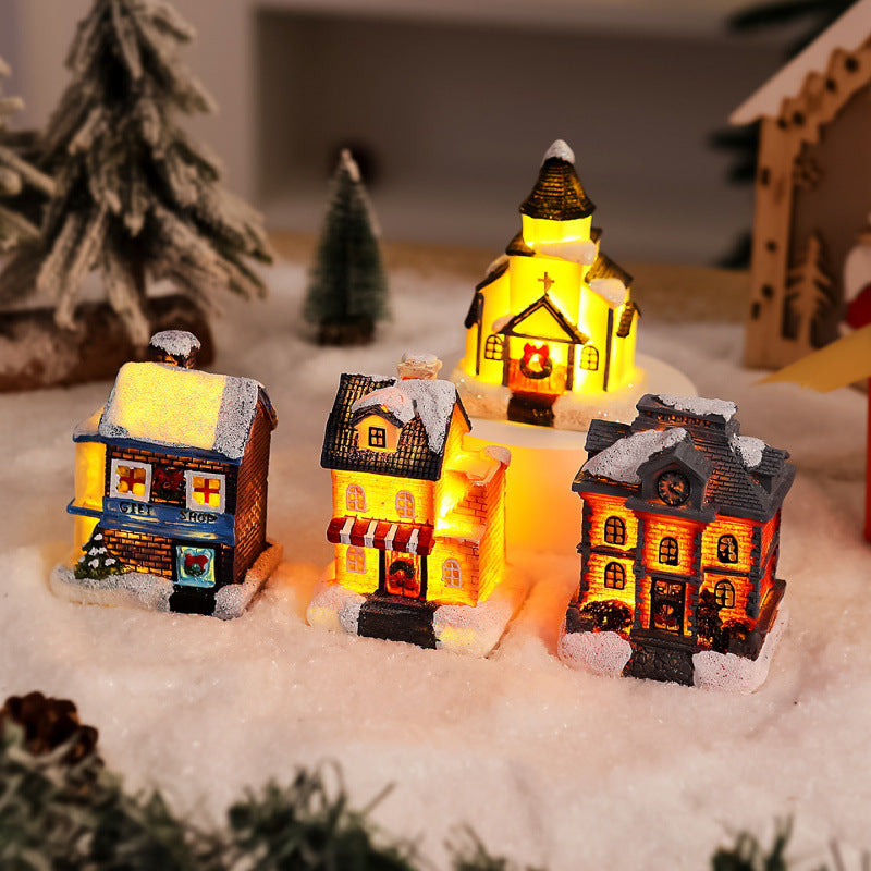 Beleuchtete Weihnachtsbaum Deko Figur Karnz