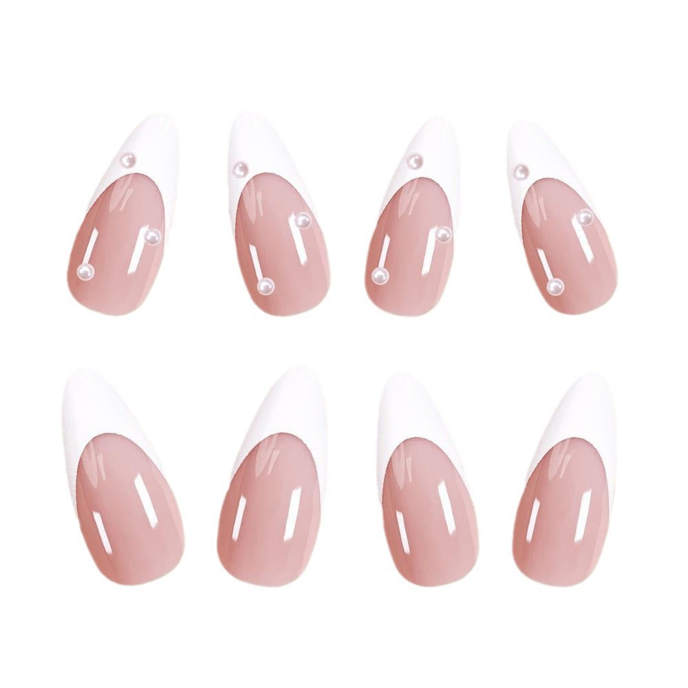 Elegante Press-On Stiletto Nagelkunst