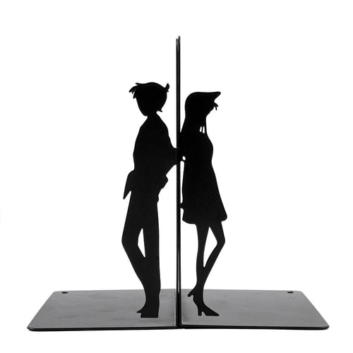 Künstlerische Silhouette Buchstützen