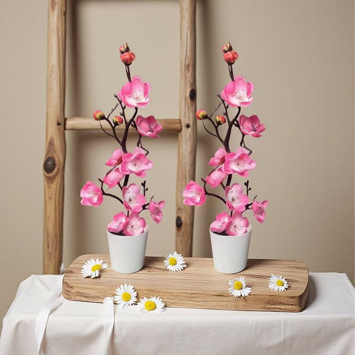 Lebensechte blühende künstliche Orchideenarrangement
