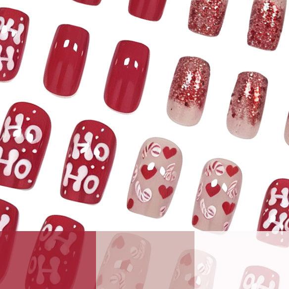 Kreatives Weihnachtsnagelkunstdesign Karnz