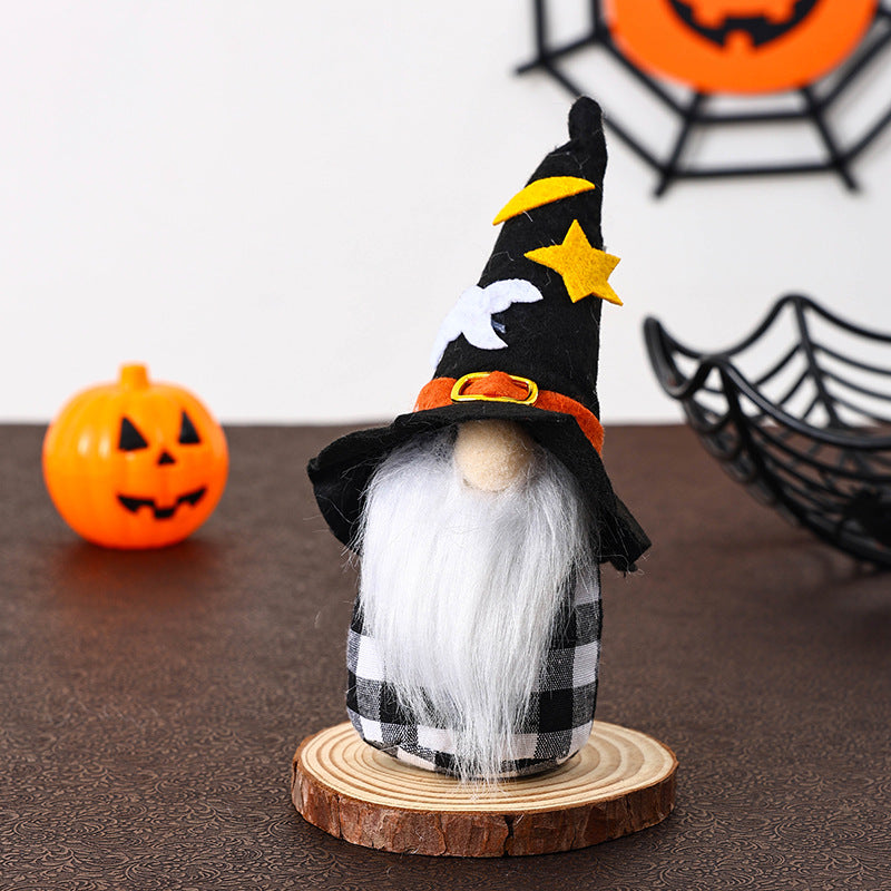 Dekorative Halloween Gnome Figur Karnz