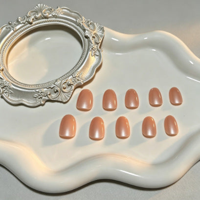 Natürlicher Finish Press-On Nagelverlängerungen Karnz