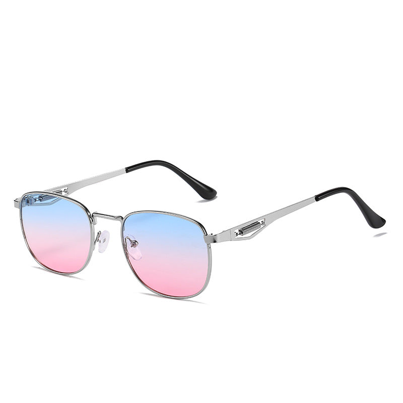 Damen Modische Pilotensonnenbrille mit hochwertigem Metallrahmen Karnz
