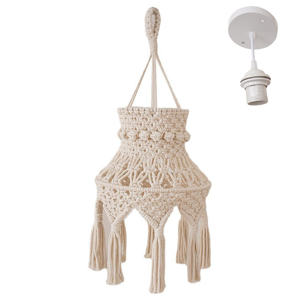 Macramé Hängeleuchte Karnz