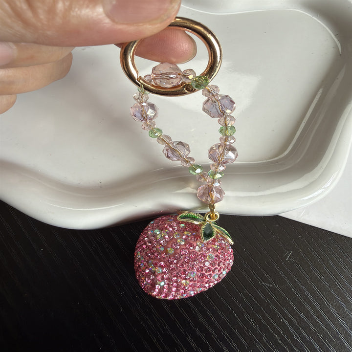 Erdbeer Charm Schlüsselanhänger Halter Karnz