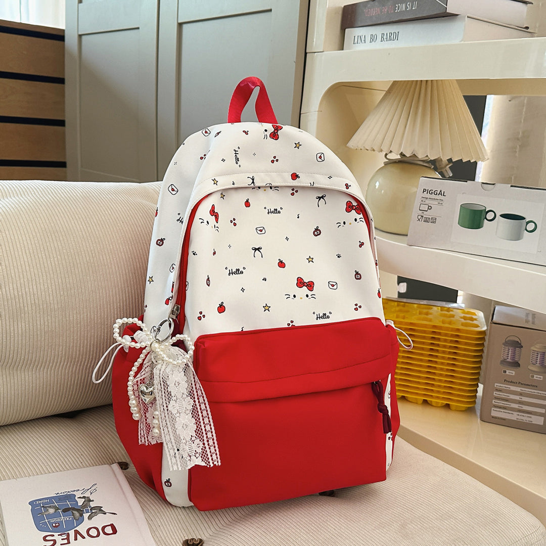 Niedlicher Cartoon-bedruckter Rucksack