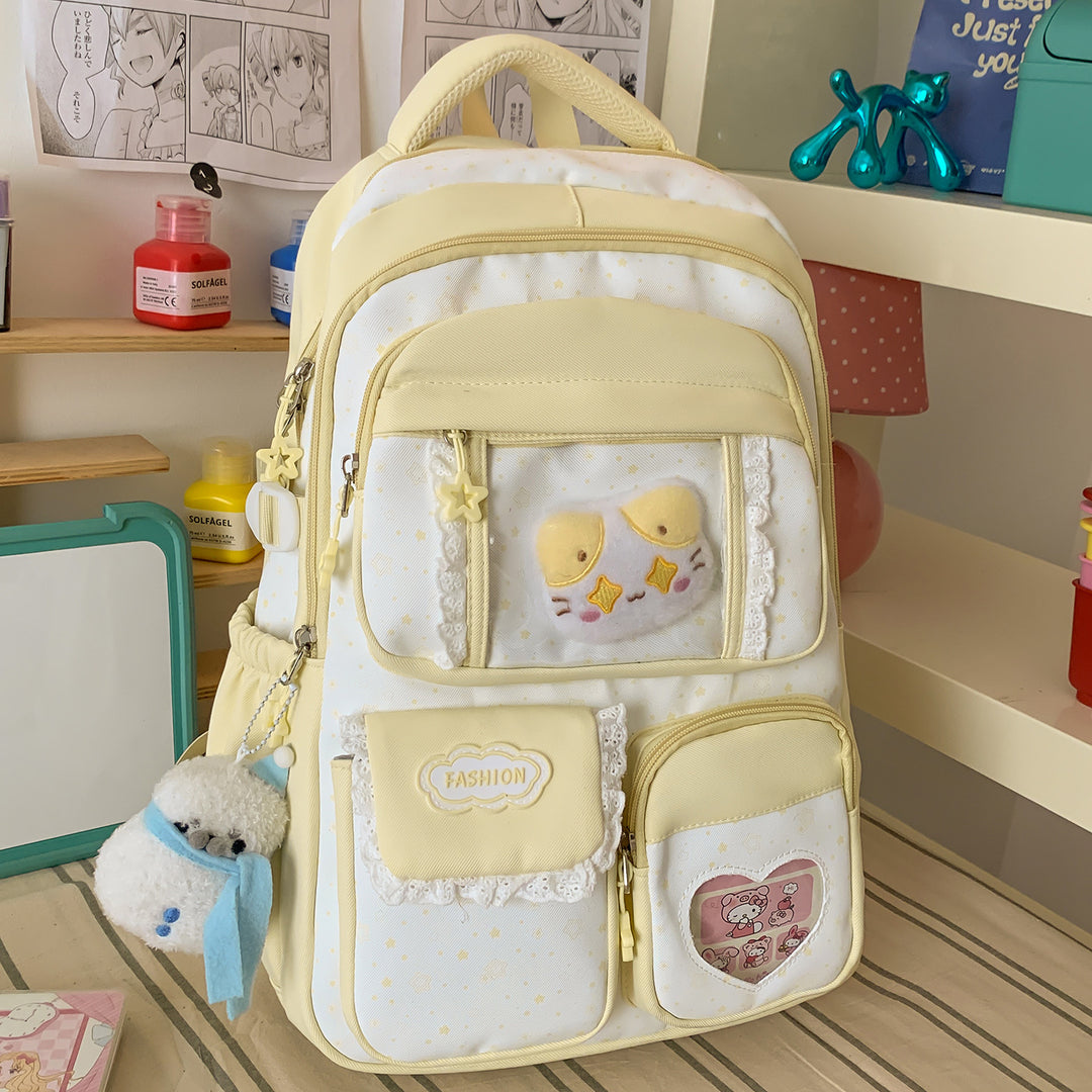 Stylische Sternen-Print Freizeit-Rucksack Karnz