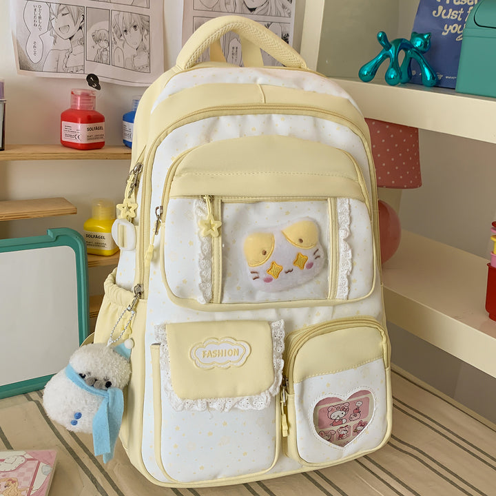 Stylische Sternen-Print Freizeit-Rucksack Karnz