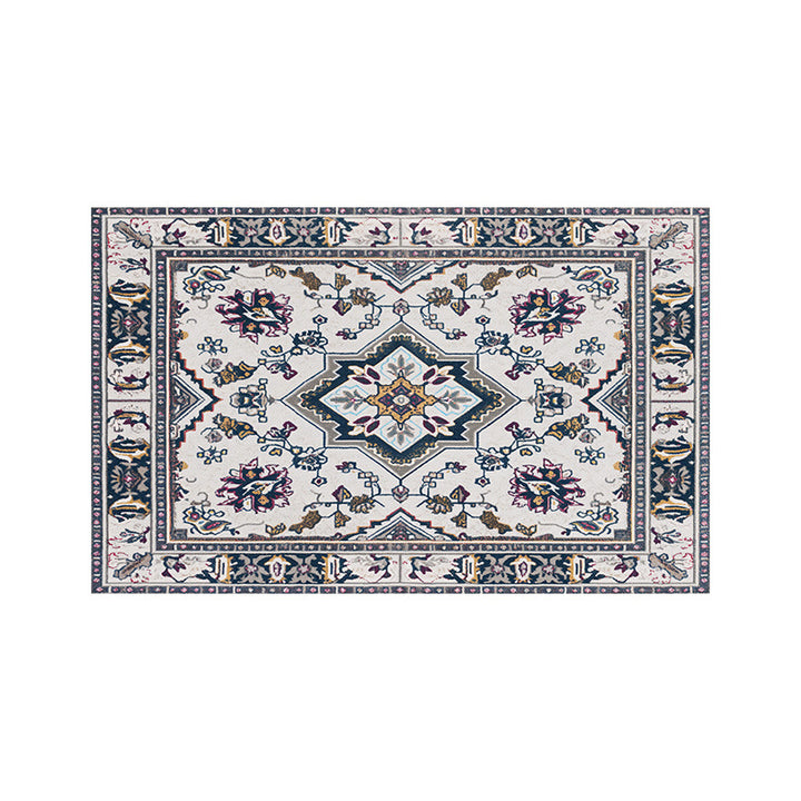 Vintage-inspirierter floraler Teppich Karnz