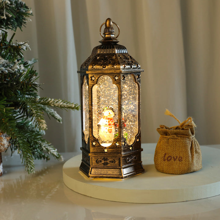 LED-beleuchtete Weihnachtslaterne Dekoration Karnz