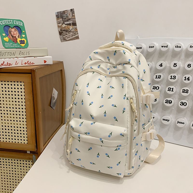 Blumenverzierte Rucksack Karnz