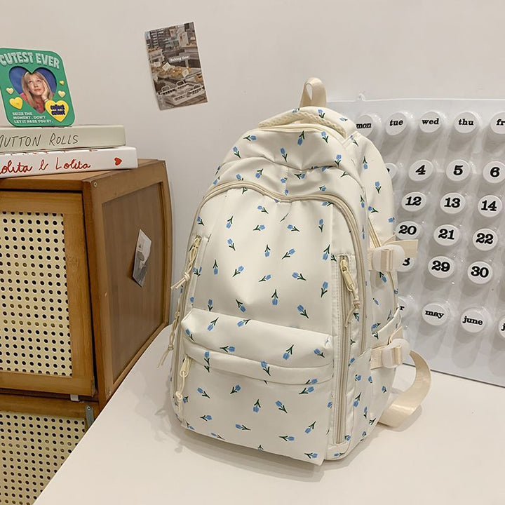 Blumenverzierte Rucksack Karnz