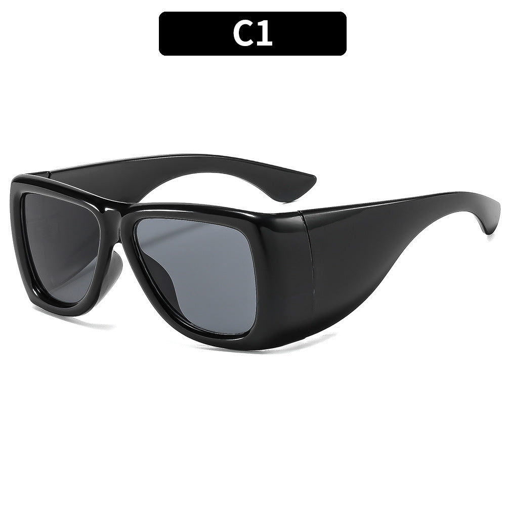 Bold Avant-Garde Shield Sonnenbrille