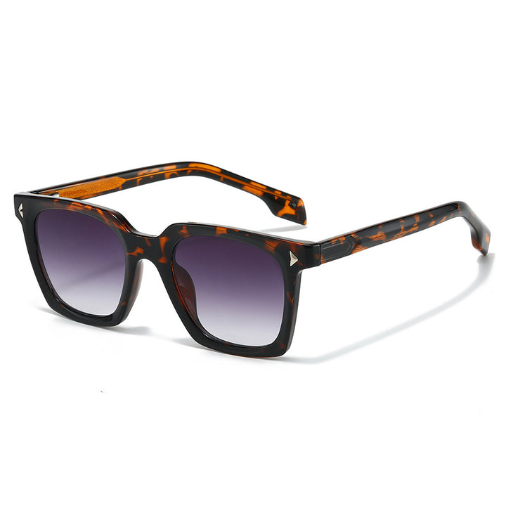 Retro-inspirierte übergroße geometrische Sonnenbrille Karnz