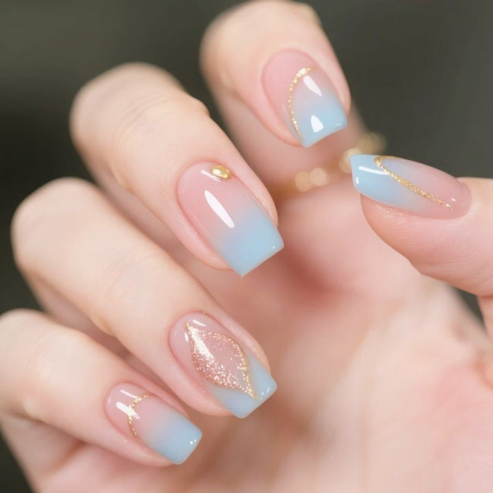 Elegante französische Tipp Acryl Nagelkunst Karnz