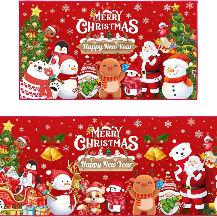 Festliche Weihnachtsküchenmatten-Set Karnz