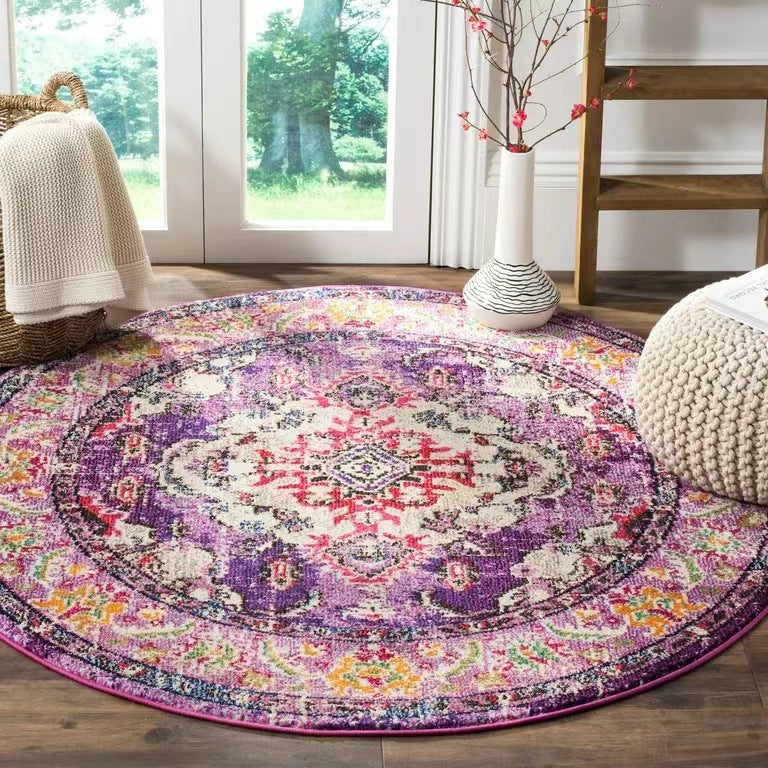 Vintage-inspirierten runden Teppich