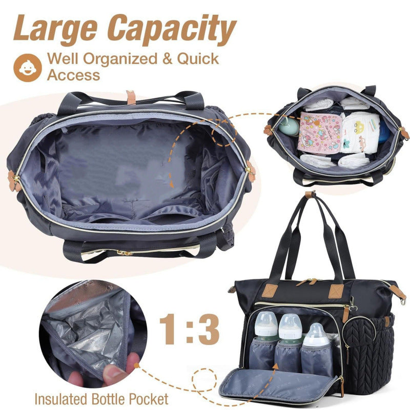 Elegante Wickeltasche mit Isolierten Fächern Karnz