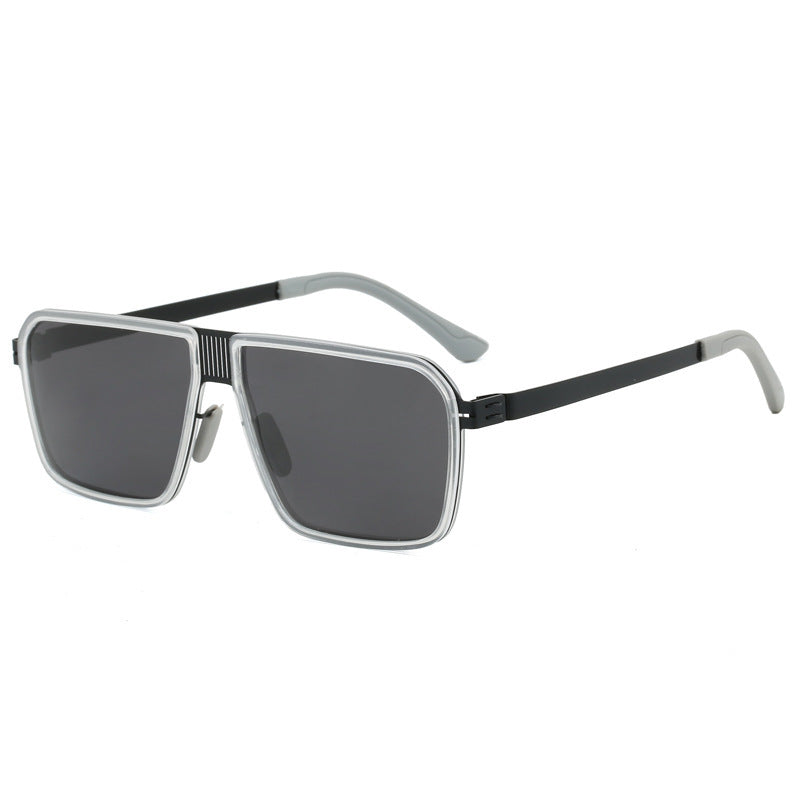 Damen modische Sonnenbrille im modernen, eckigen Design Karnz