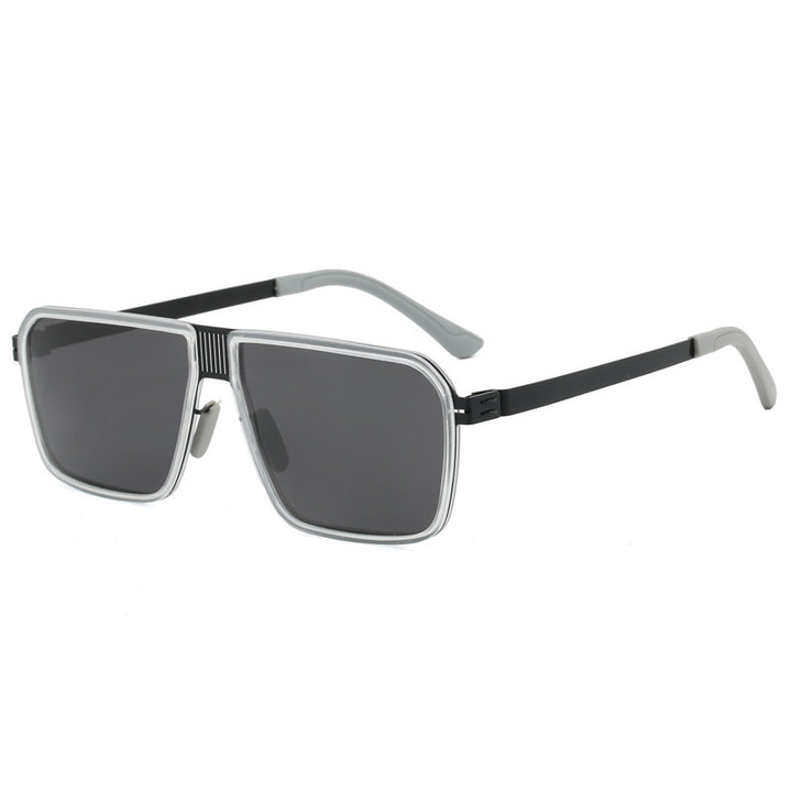 Damen modische Sonnenbrille im modernen, eckigen Design Karnz