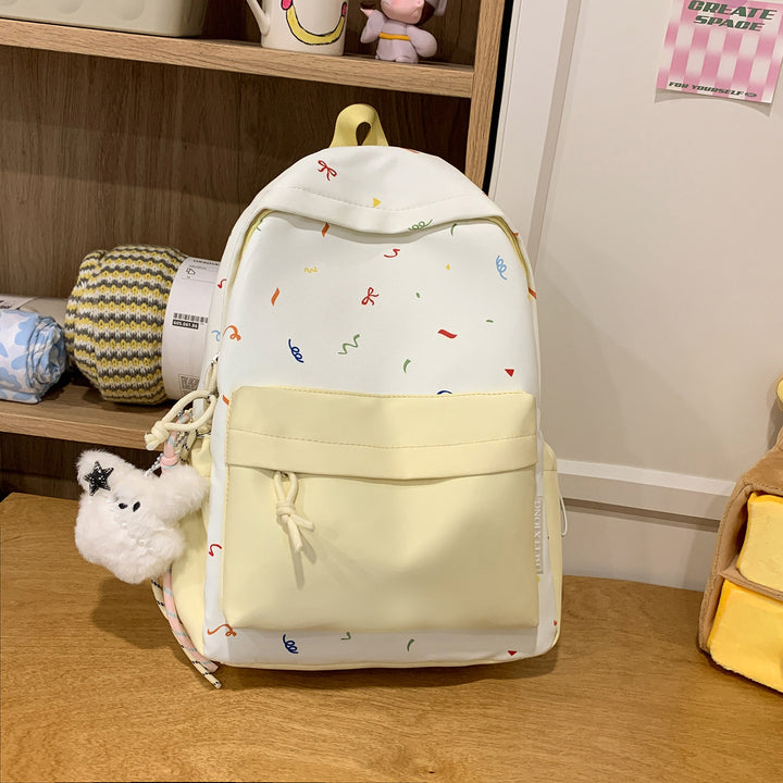 Verspielt gemusterter Rucksack Karnz