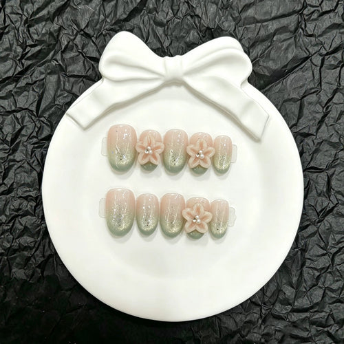 Floral Press-On Nagelkunst Set  1791773600