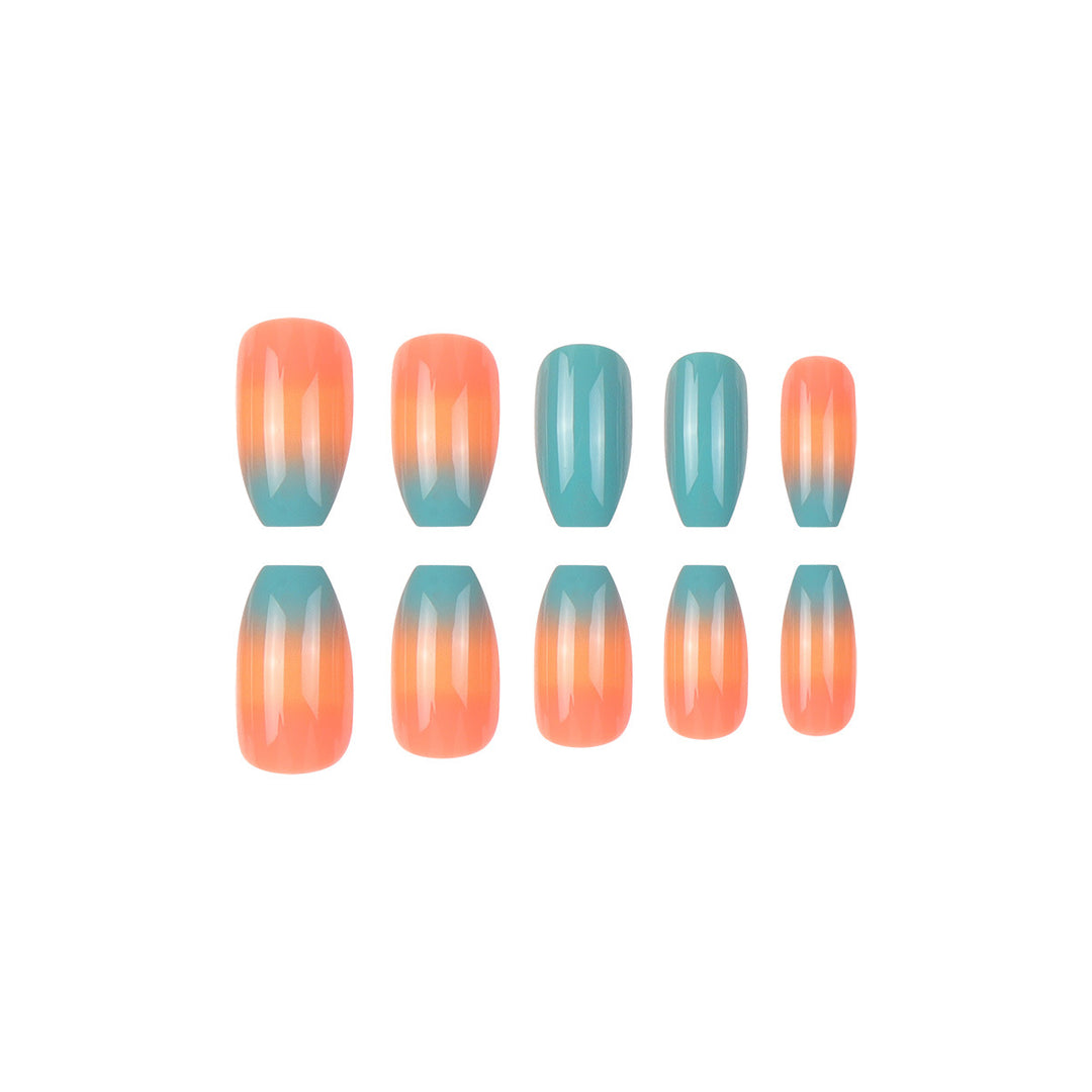 Ombre Press-On Nagelset Karnz