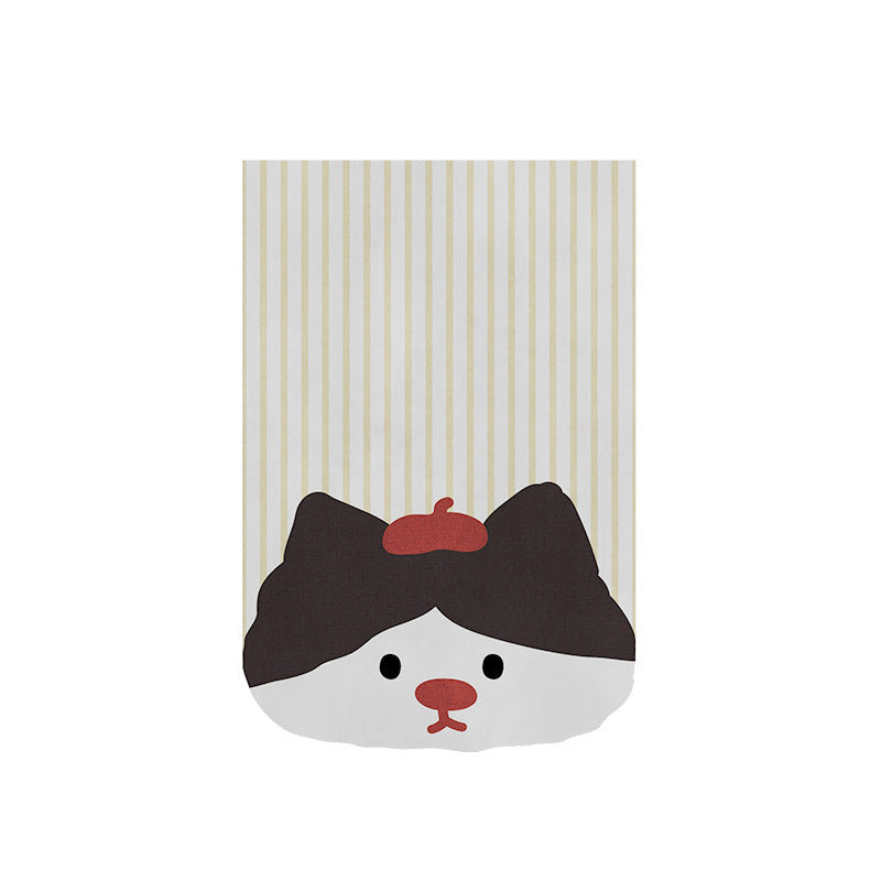 Cute Cartoon Cat Chef Cotton Kitchen Tea Towel