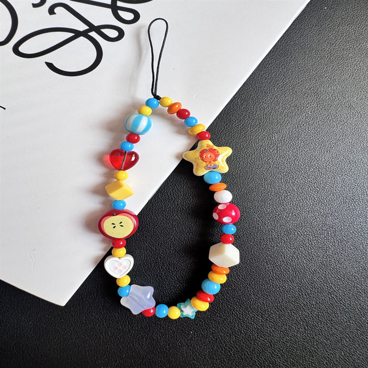 Funky Perlen Charm Lanyard Karnz