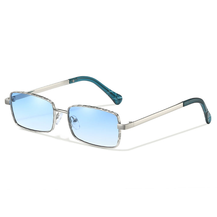 Elegante Minimalistische Rechteckige Sonnenbrille Karnz