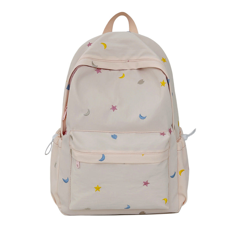 Gestickter Mond und Stern Rucksack Karnz