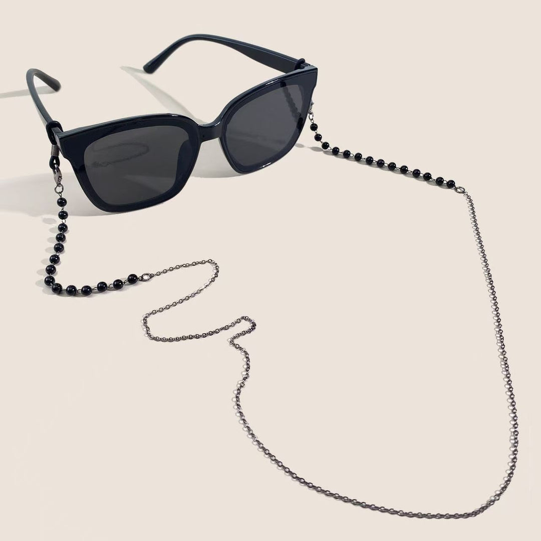 Elegante Perlen Brille Kette Karnz