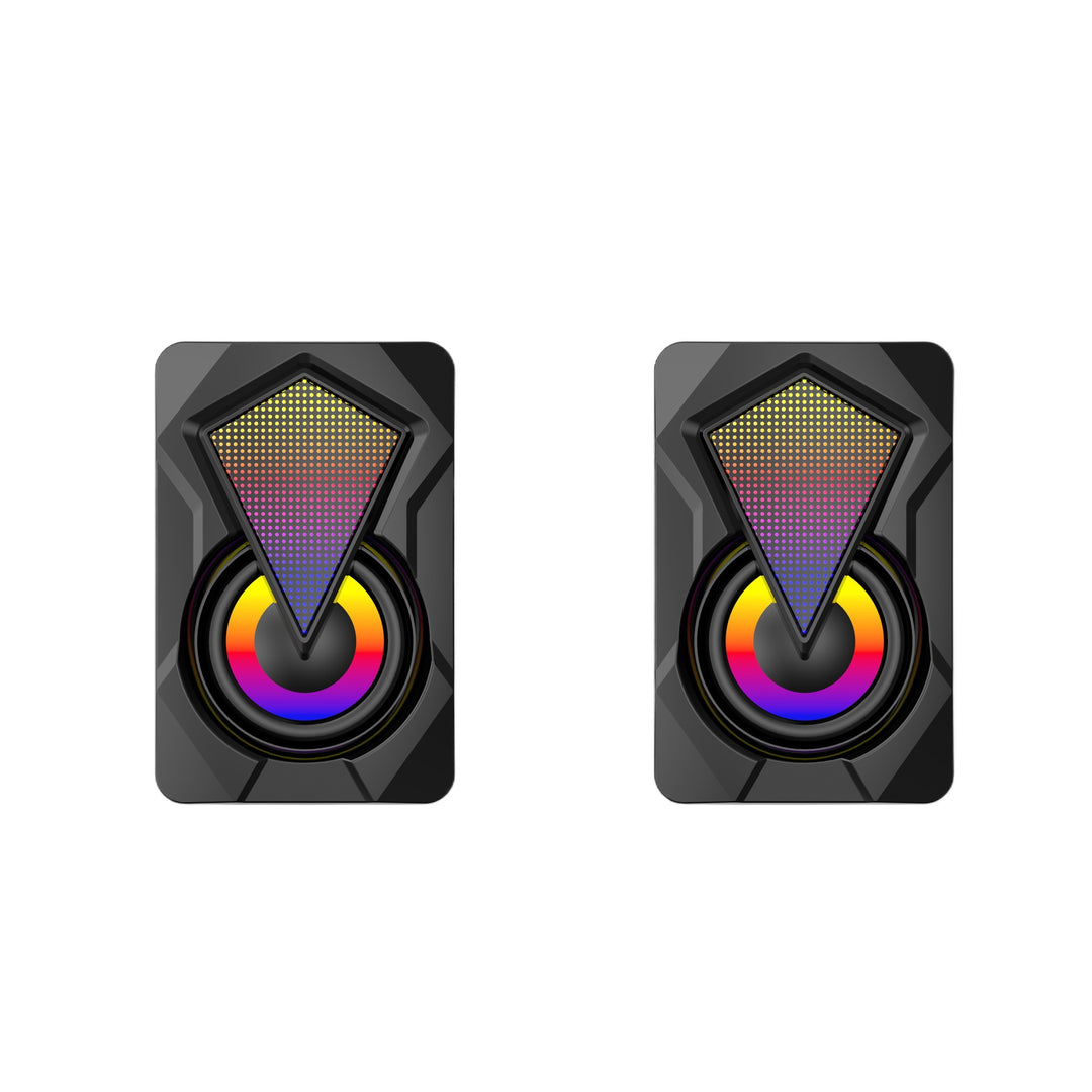 Bluetooth-Desktop-Lautsprecher mit dynamischen RGB-Beleuchtungseffekten Karnz
