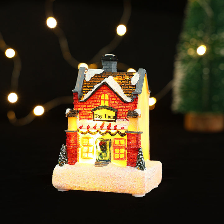 Dekorative Weihnachtsbeleuchtungshaus Karnz