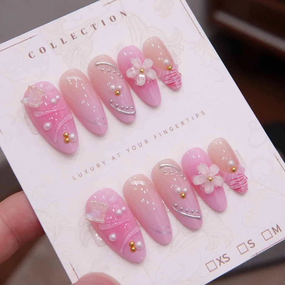 Luxuriöses dekoratives Press-On-Nagelset  1791254698
