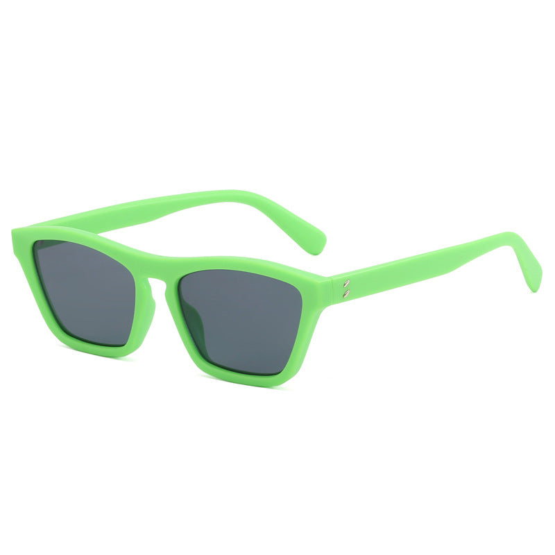 Damen modische Sonnenbrille im trendigen geometrischen Design Karnz