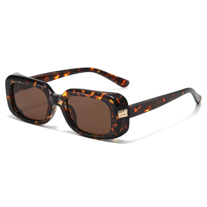 Fette Rechteck-Rahmen-Sonnenbrille Karnz