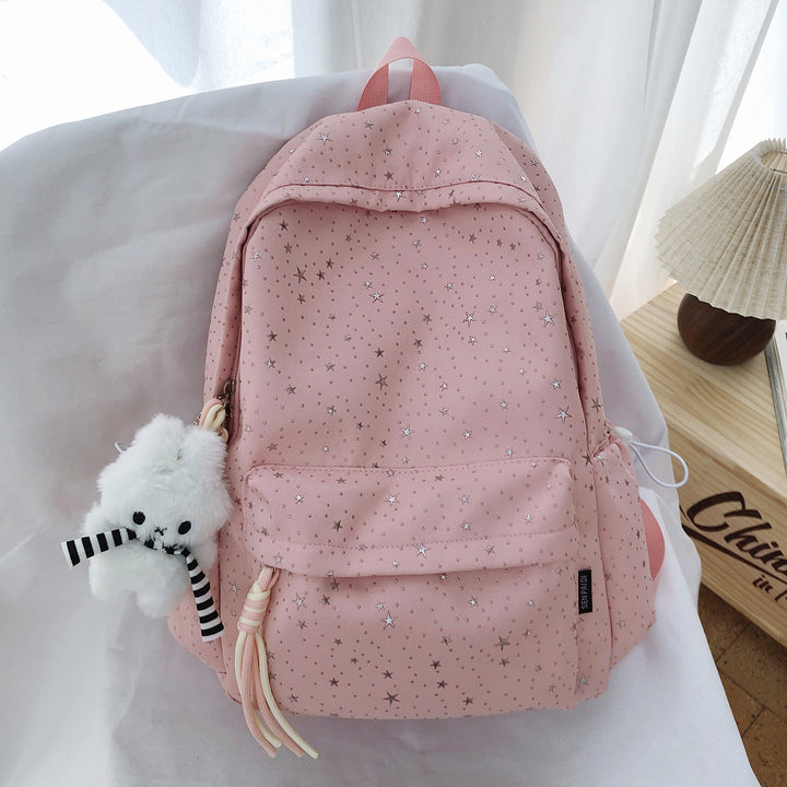 Niedlicher Sternen Druck Rucksack