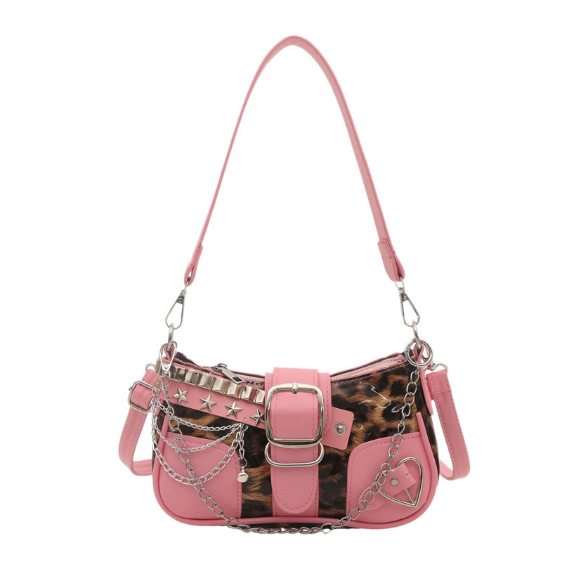 Aufällige Tierdruck Mini-Handtasche