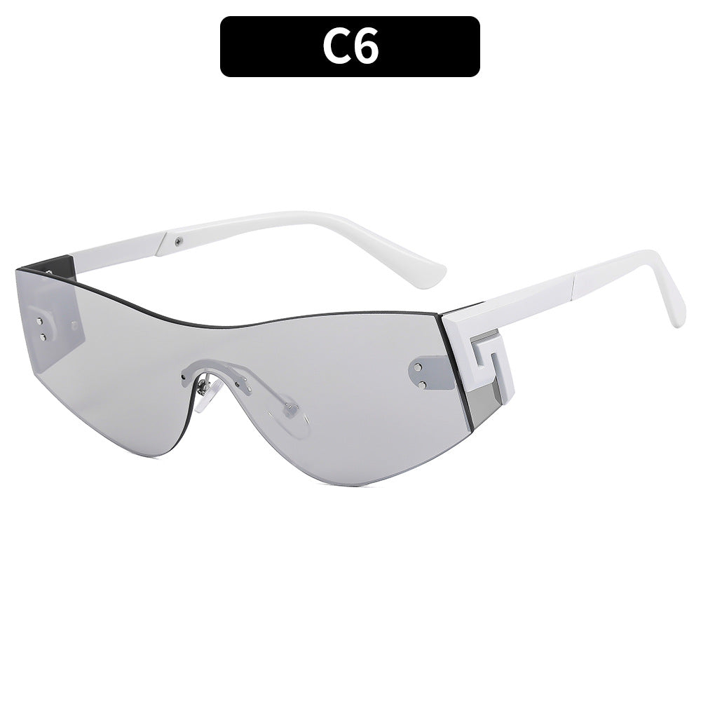 Futuristische Schild-Rahmen-Sonnenbrille  1787664834