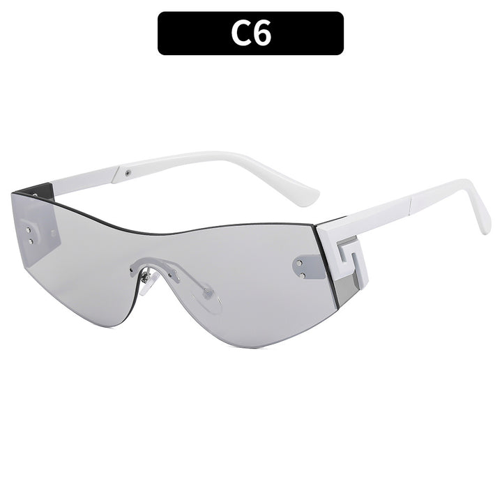 Futuristische Schild-Rahmen-Sonnenbrille  1787664834